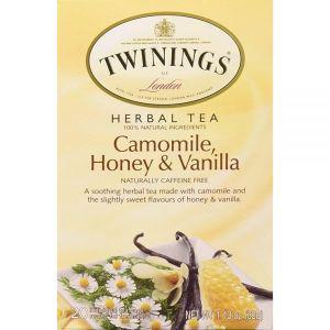 Twinings Herbal Tea 카모마일 꿀과 바닐라 티백 20개