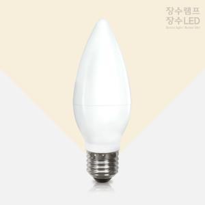 [OFKM7487]장수램프 불투명 LED 촛대구 5W E26 캔들다마
