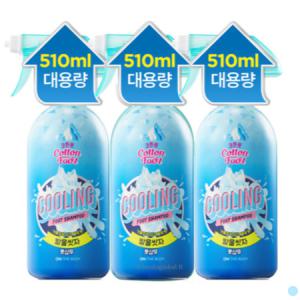 온더바디 코튼풋 발을씻자 풋샴푸 쿨링향 510ml 3개_MC