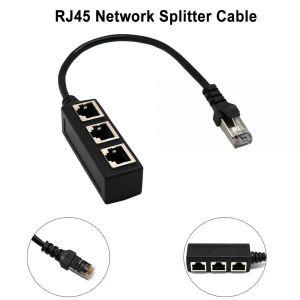 랜선분배기 인터넷선분배기 이더넷 케이블 Splitter 네트워크 어댑터 13 RJ45 LAN 커넥터