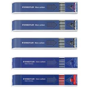 스테들러 2mm 컬러 홀더심 색깔 샤프심 목공용 펜슬 홀더 샤프 펜 2.0 심 적색 파랑색 칼라 연필 목수