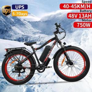 Bolje 성인용 전기 자전거 산악 전기 자전거 LCD 알루미늄 합금 디스플레이 26 인치  4 팻 타이어 48V 750w
