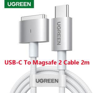 Ugreen  맥북 프로 에어 전원 어댑터 케이블, USB C to Magsafe 2 용 마그네틱 충전 PD 충전기, 2m 85W, 65