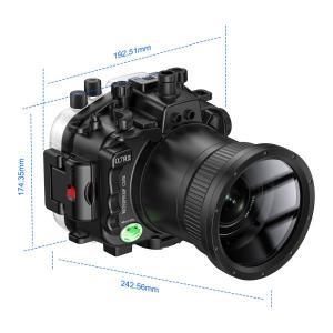 Seafrogs 스쿠버 다이빙 카메라 케이스 커버 소니 A7 R III FE 90 2.8G 렌즈 수중 하우징 사진 액세서리