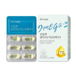 Dr Lean 초임계 알티지 오메가3 EPA 및 DHA 함유유지 30캡슐 1개월분_MC