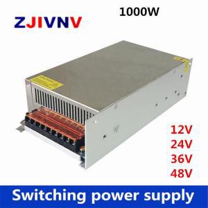 전원공급1000W 스위칭 전원 공급 장치, DC 12V 24V 36V 48V 정전압 LED 입력 110/220V AC to Smps