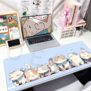 키보드장패드 키보드패드 게이밍 데스크 매트 귀여운 고양이 마우스 패드귀여운 사무실 패드큰 게임용 패드