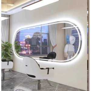 LED 조명 거울 미용실 헤어샵 대형 화장대 와이드