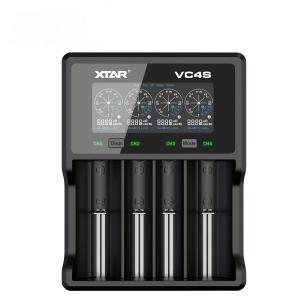 XTAR 지능형 LCD 배터리 충전기 USB-C QC3.0 고속 18500 20700 손전등 VC4SL