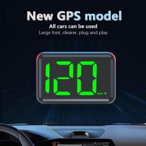 디지털 속도계 자동차 GPS HUD 헤드업 디스플레이 고화질 LED GPS 속도 계량기 모든 차량 트럭용 과속 경보