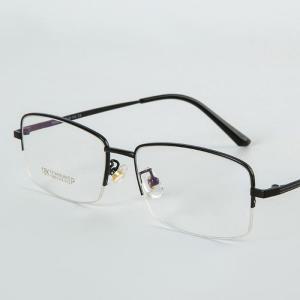 [XBJ90I6M]티타늄 고급 패션 안경 데일리 얇은 반무테