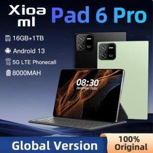 100%   패드 6 프로 태블릿 PC   버전  16GB   1TB  13 맥스 5G 듀얼 SIM 카드  와이파이 HD 4K Mi Tab 202