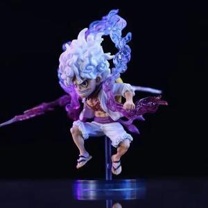 미니어처 일본 캐릭터 니카 루피 피규어 장난감 반다이 미니 원피스 기어 5 액션 태양신 조각상 애니메이션