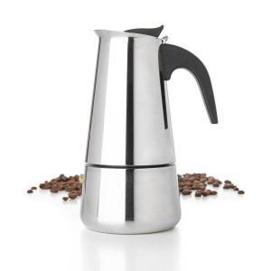 미국정품  Mixpresso 6컵 커피 메이커 스토브탑 에스프레소 퍼컬레이터 디자인의 모카 포트 스테인리스 스