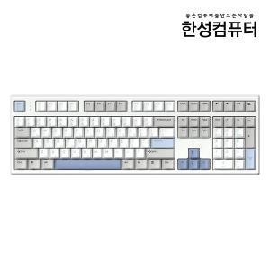 한성컴퓨터 GK787SE OfficeMaster 기계식 뽀송 (밀크 소다, 38g)