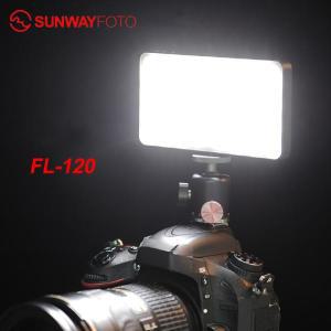 SUNWAYFOTO FL120 LED 카메라 라이트 사진 조명 스튜디오 채우기 라이트 DSLR 카메라 Selfie 라이트 유튜브