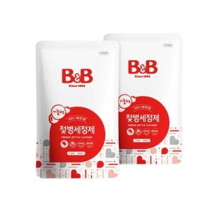 B&B 젖병세정제(리필, 거품형) (400ML*2개)