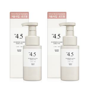 해피바스 PH 4.5 약산성 로즈 여성청결제 250g X 2개