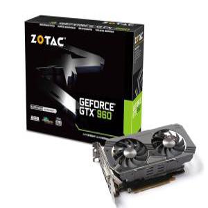 ZOTAC 조텍 지포스 GTX 960 2GB GDDR5 PCI Express 3.0 HDMI DVI DisplayPort SLI Ready 그래픽카드 ZT-903