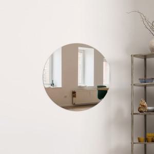 벽에 붙이는 안전거울 드레스룸거울 화장대거울 붙이는거울 부착식거울 화장실거울 안전 거울(40CM)
