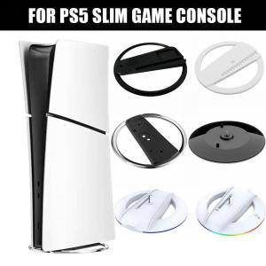 PS5 슬림 콘솔 디스크 및 디지털 에디션용 수직 스탠드 플레이스테이션 5 슬림 게임 콘솔 냉각용 미끄럼 방