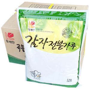 뚜레반 감자전분 100%(수입) 3kg-4개(1박스) 업소용