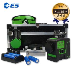ES산업 레이저레벨기 ML350-3D ML350 그린 녹색 레이저 수평기 레벨 측정기 인테리어