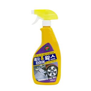 파이씨스 레자왁스 타이어왁스 피혁 고무 비닐 플라스틱 광택보호제 600ml
