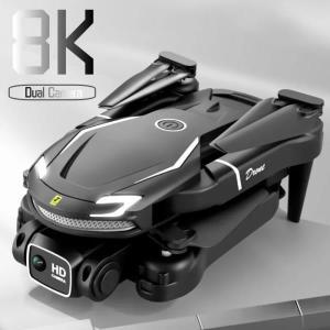 V88 미니 드론 4k 전문 8K HD 카메라, 장애물 회피 항공 사진, 광학 흐름 접이식 쿼드콥터 선물 장난감, 신