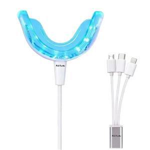 치아 미백 범용 라인 드래그 + LED 전기 치과 기구 휴대용 충전식 블루 라이트 구강 관리 조명 도구