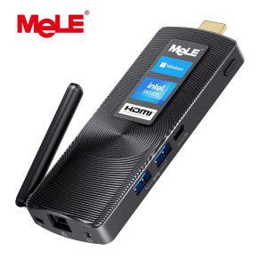 MeLE 팬리스 미니 PC 스틱, 인텔 윈도우 11 홈, 산업용 컴퓨터, HDMI, 기가비트 이더넷, IOT, N4000, LPDDR