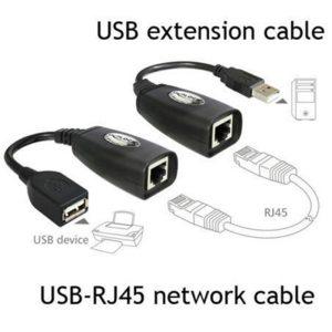 이더넷 익스텐더 USB 2.0 Male To Female Cat6 Cat5 Rj45 LAN 이더넷 네트워크 익스텐더 리피터 어댑터 변