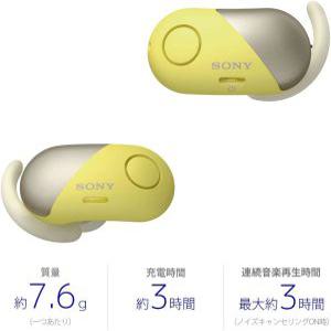 고음질 소니 완전 무선 노이즈 캔슬링 이어폰 WF-SP700N Amazon Alexa 탑재 Bluetooth 대응 좌우 분리형 방