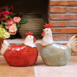 닭 모양 인형 장식품 모형 인테리어 소품 선물 도자기