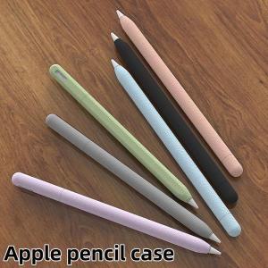애플 펜슬 1세대  2세대용 실리콘 아이패드 태블릿 터치  러스 펜 커버 단색 스크래치 방지 연필 케이스