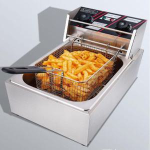 업소용 전기 튀김기프라이 더블 소형 통닭 기계 감자 미니대용량