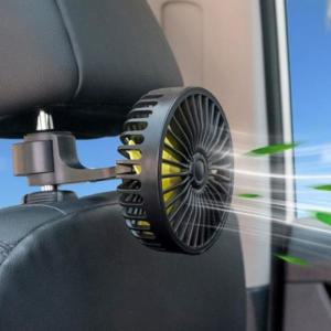 아트로마 차량용 뒷좌석 초강력 헤드레스트 선풍기차량용 선풍기 뒤좌석 선풍기 써큘레이터 선풍기 USB 선
