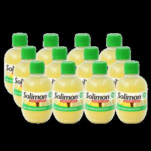 솔리몬 레몬즙 레몬원액 레몬주스 280ml X 12병 (1박스)
