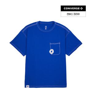 스케치 티셔츠 컨버스 블루 10027256-A02