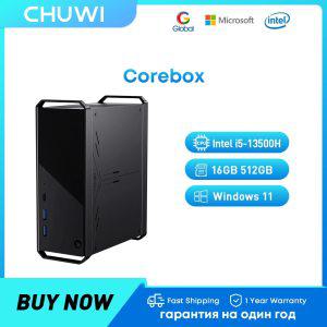 CHUWI 코어박스 게이밍 미니 PC, 인텔 코어 i5-13500H, 8K 디코딩 기가비트 이더넷, 와이파이 6 BT5.1, 윈