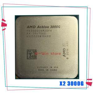 AMD Athlon 3000G X2 3000G 35 GHz 듀얼 코어 CPU 프로세서 YD3000C6M2OFH YD3000C6M20FB 소켓 am4하지만