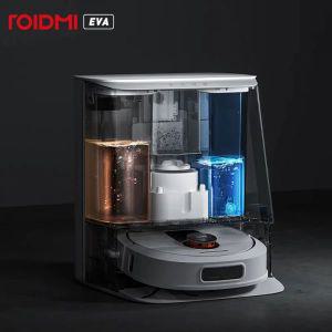 업소용청소기 2023 글로벌 탑 Roidmi Eva 진공 청소기 로봇 청소 자동 비우기 걸레질 흡입 타입