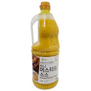 이슬나라 허니머스타드소스 1.9kg /드레싱/소세지/오리고기/샐러드/텐더/치킨