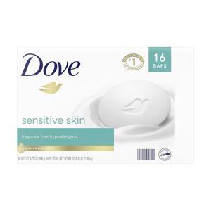 도브 센세티브 스킨 뷰티 바 비누 106g 16개 Dove Beauty Bar, Sensitive Skin