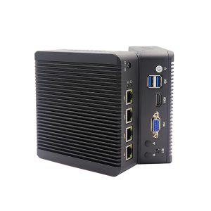 X86 리눅스 팬리스 미니 PC 4 인텔 LAN 셀러론 J3160 쿼드코어 방화벽 라우터 pfSense, OPNsense 4 Nic 네