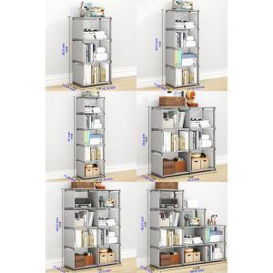 책꽃이 수납장 선반 책장 원단 천 뒷면 휴대용 큐브 옷장 보관 정리함 거실재 침실