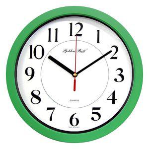 [무료배송] 제조한국 무소음 컬러플 그린 벽시계 28cm 시계 무소음시계 인테리어벽시계 모던시계