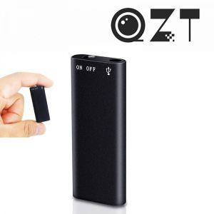 녹음기 QZT 소형 음성 미니 딕터폰 오디오 사운드 전문 디지털 마이크로 MP3 레코드 플레이어