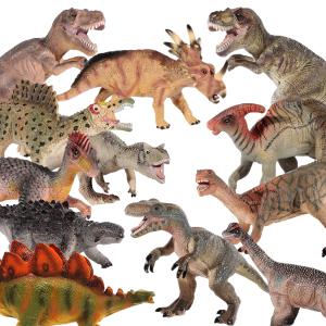 공룡 장난감 대형 피규어 동물 모형 티라노사우르스 브라키오사우르스 12종 선물 세트 KC인증