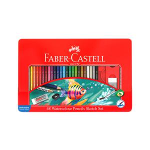 파버카스텔 수채 색연필 48색 틴케이스